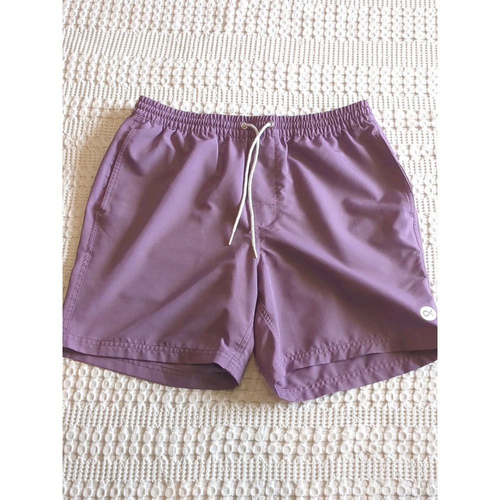 Outerknown Nomadic Volley Shorts Sz Medium Purple Waist 30" Inseam 6"